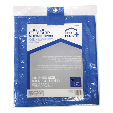 HOME PLUS Standard Duty Tarp, Green P1012-88W